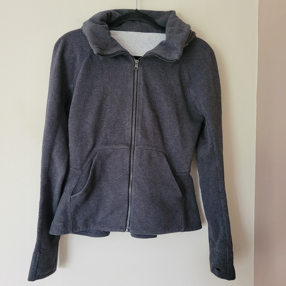 Lululemon &go Destination Hoodie Heathered Black / Black - Picture 5 of 10